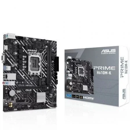 ASUS Prime H610M-K DDR5 Micro ATX LGA 1700 ASUS Prime H610M-K DDR5 Micro ATX LGA 1700